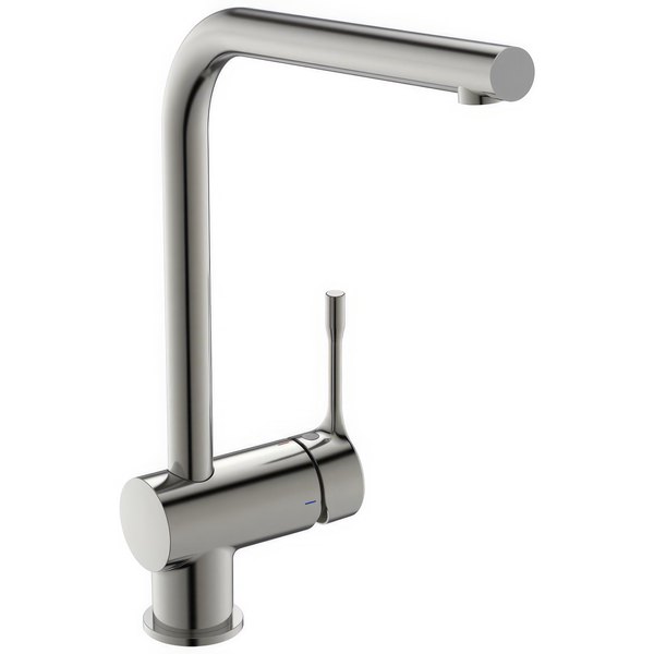 Additional image of Ideal Standard Ceralook L-Shape Kitchen Mixer Tap with Swivel Tubular Spout - Stick Handle