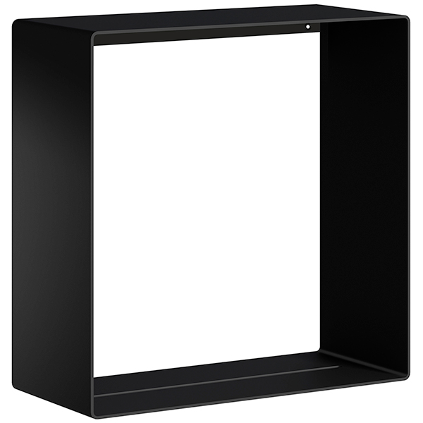 Smedbo Sideline Black Shelf for Shower and Bathroom - 250 x 250mm