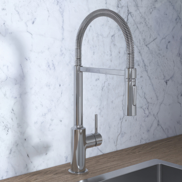 Ideal Standard Ceralook Semi-Pro Pull-Out Chrome Kitchen Mixer Tap with Swivel Hose Spout