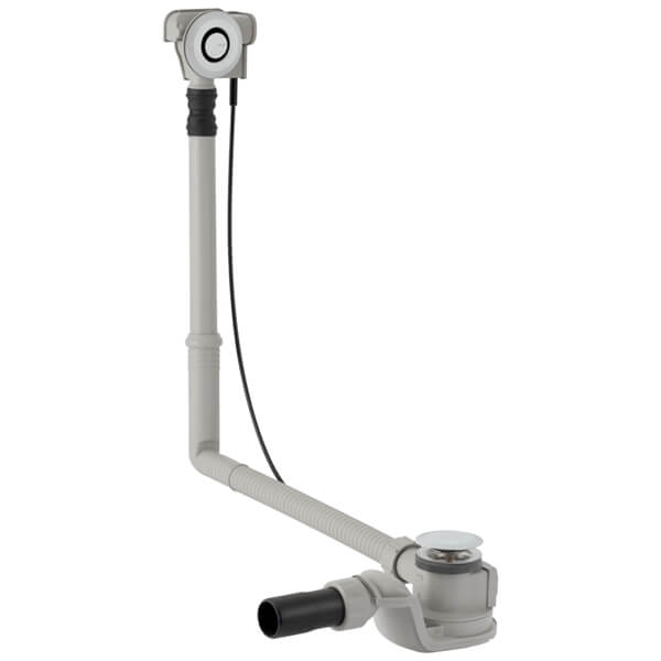 Alternate image of Geberit PushControl Ready-To-Fit Push Button Bath Waste with Overflow - Straight Connector