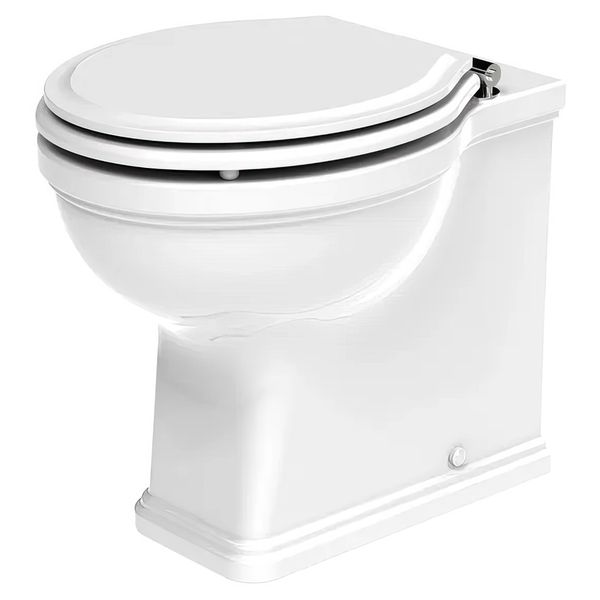 Tavistock Marston Traditional Back To Wall Rimless WC Pan - 376 x 545mm