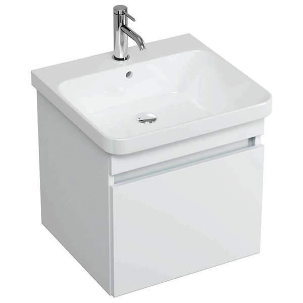 Britton Dalston Wall Hung Vanity Unit 446mm High - Handle-Less - Single Drawer