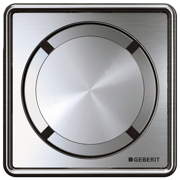 Geberit Brushed Stainless Steel Designer Shower Grating - 80 x 80mm