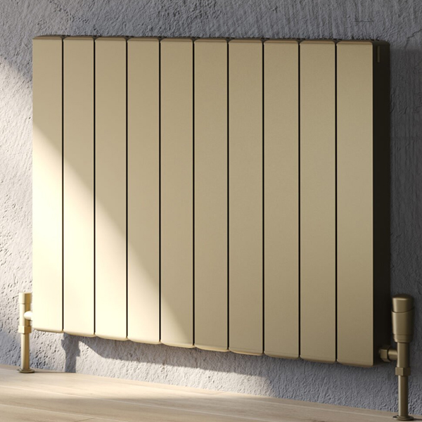 Alternate image of Kartell K-Rad Edmonton Horizontal Flat Panel Radiator 575mm High - Aluminium