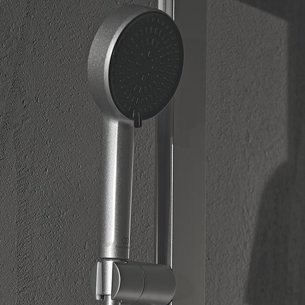 Ideal Standard Idealrain ALU+ Round Chrome Shower Handset - 100 x 232mm