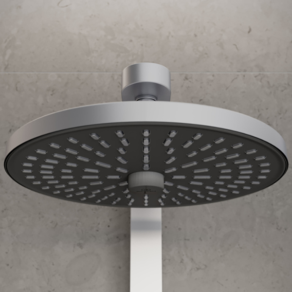 Ideal Standard Idealrain ALU+ Round Shower Head with Ball Joint 260 x 260mm