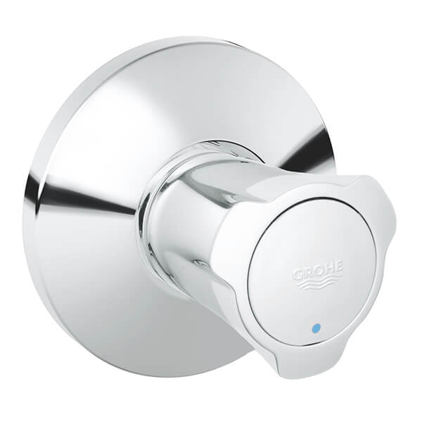 Grohe Costa L Concealed Chrome Stop Valve Trim For Cold Water
