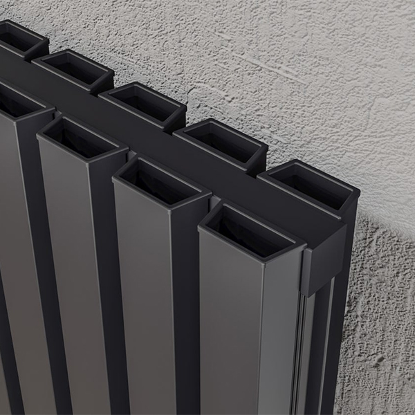 Alternate image of Kartell K-Rad Hamilton Vertical Flat Bar Radiator 1775mm High - Aluminium - Double Panel
