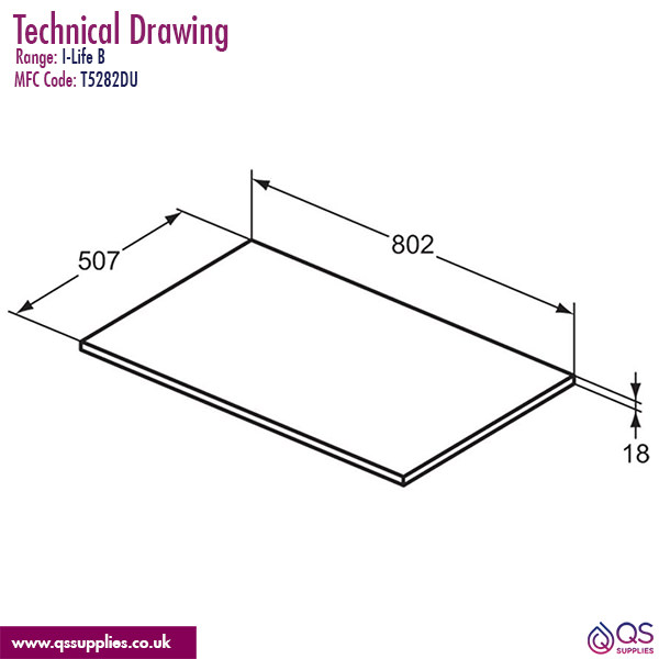 Technical drawing QS-V115508 / T5281DU