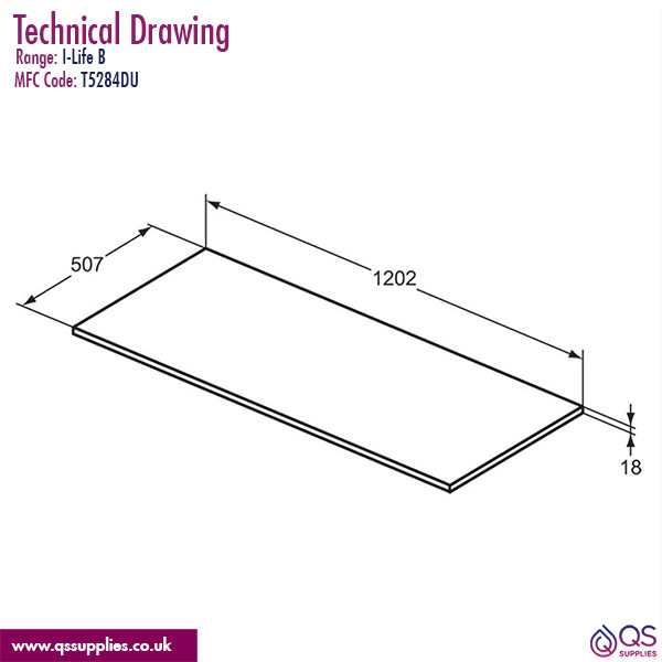 Technical drawing QS-V115508 / T5281DU