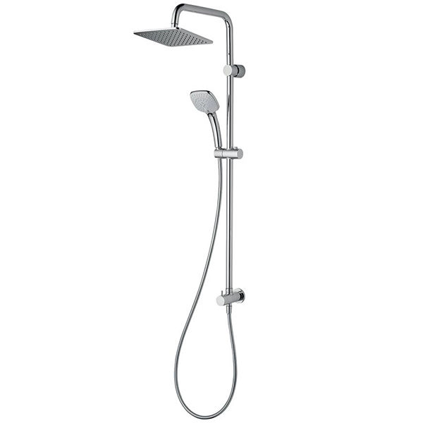 Ideal Standard Idealrain Chrome Fixed Shower Riser Rail Kit with Diverter