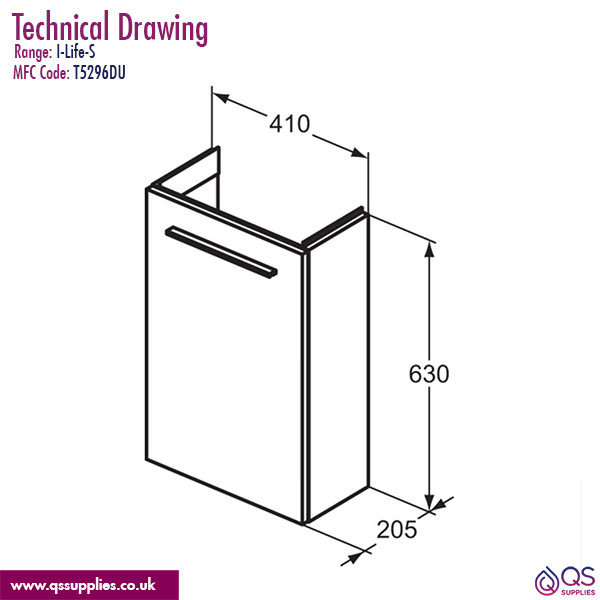 Technical drawing QS-V115509 / T5302DU