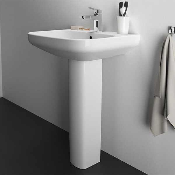Ideal Standard I.Life-A 1 Taphole Rectangular Wall Hung Washbasin