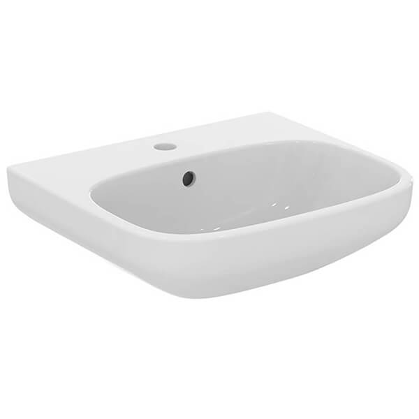 Ideal Standard I.Life-A 1 Taphole Rectangular Wall Hung Washbasin