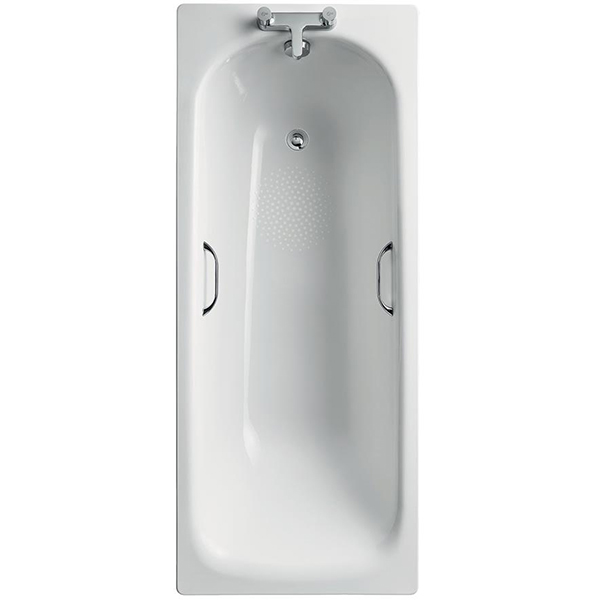 Alternate image of Ideal Standard Simplicity Single Ended Steel Bath with Legset - Hand Grips and Overflow