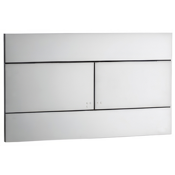 Ideal Standard Satin Chrome Slim Mechanical Dual Flush Plate