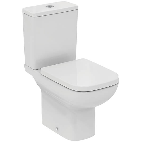 Ideal Standard I.Life-A Washdown RimLS+ Close Coupled WC Pan with Soft Close Seat and Cistern