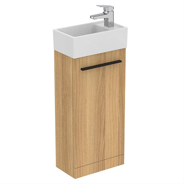 Alternate image of Ideal Standard I-Life-S Floorstanding Cloakroom Vanity Unit 354 x 730mm - Single Door