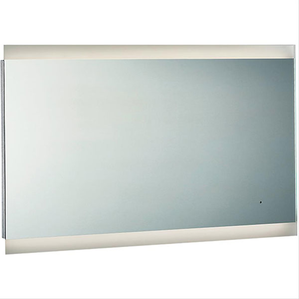 Alternate image of Ideal Standard Rectangular Dimmable LED Frontlit Mirror with Demister Pad - 700mm High