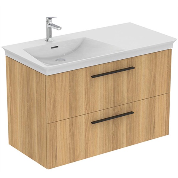 Ideal Standard I-Life B Compact Wall Mounted Vanity Unit - Two Drawer