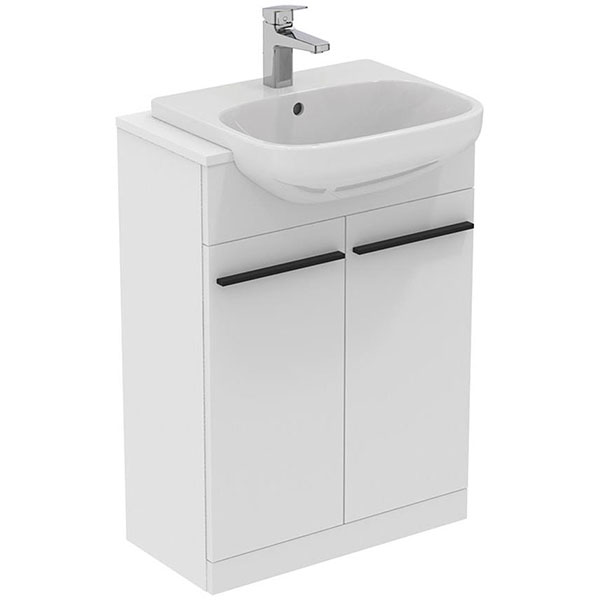 Ideal Standard I.Life-A Floorstanding Semi-Countertop Vanity Unit 600 x 835mm - Two Door