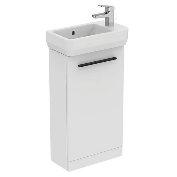Ideal Standard i.life-S Floor Standing Guest Washbasin Unit 410 x 740mm - Single Door