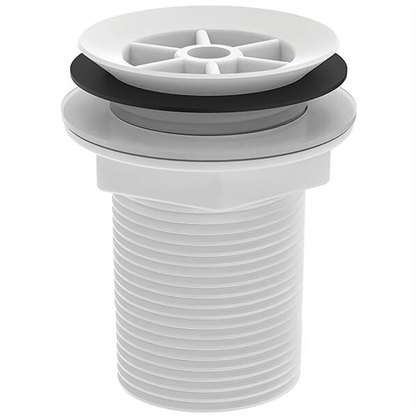 Armitage Shanks White Finish Plastic Strainer Un-Slotted Waste