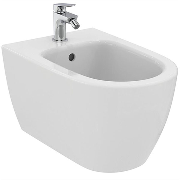 Ideal Standard I-Life-O White 1-Taphole Wall Mounted Bidet 345 x 530mm