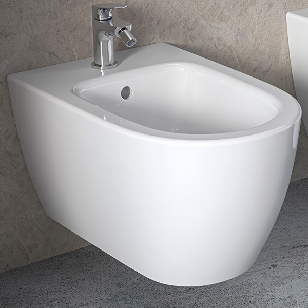 Ideal Standard I-Life-O White 1-Taphole Wall Mounted Bidet 345 x 530mm