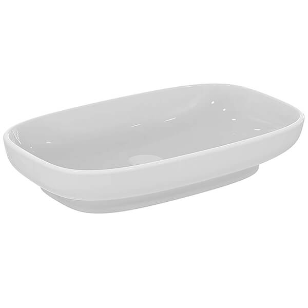 Ideal Standard I.Life-B 600mm Wide White Rectangular Vessel Washbasin