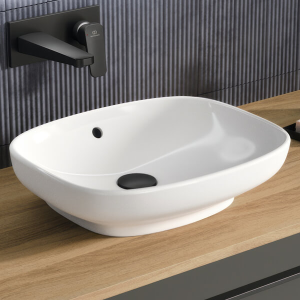 Ideal Standard I.Life-B 450mm Wide White Square Vessel Washbasin