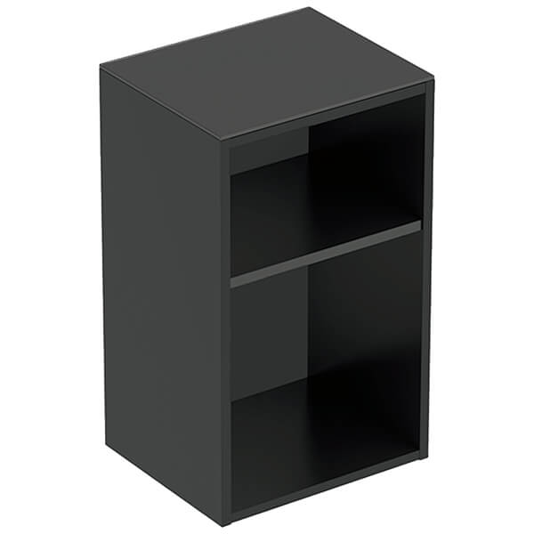Additional image of Geberit Smyle Square Wall Hung Open Shelf Bathroom Storage Low Cabinet - 360 x 600mm
