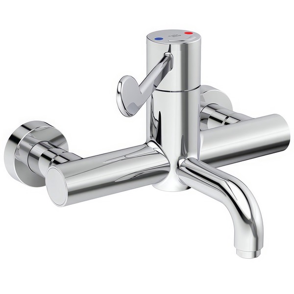 Armitage Shanks Markwik 21+ Sequential Chrome Basin Mixer Tap - Wall Mounted