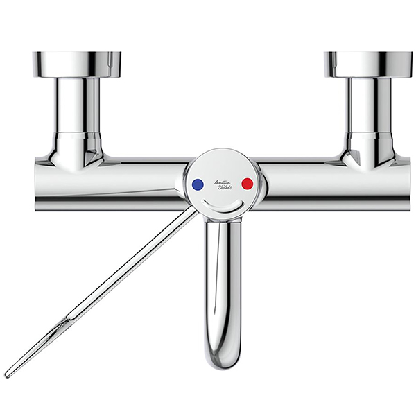 Additional image of Armitage Shanks Markwik 21+ Sequential Chrome Basin Mixer Tap - Wall Mounted