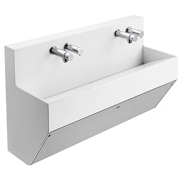 Armitage Shanks Contour-21 Splash Wall Hung Wash Trough with Upsatand - Un Drilled