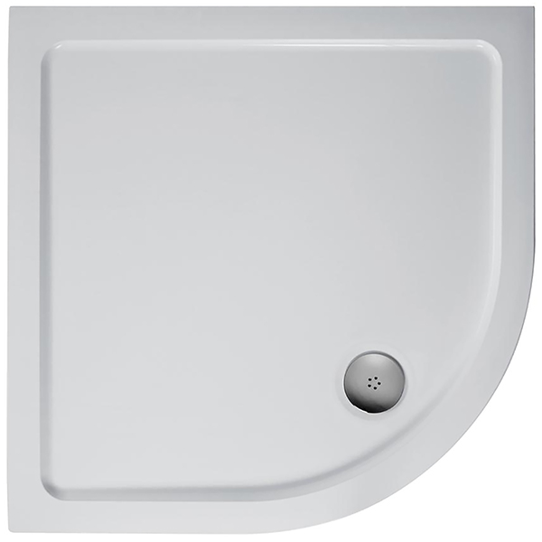 Ideal Standard Simplicity Low Profile Quadrant Flat Top Shower Tray with 90mm Waste