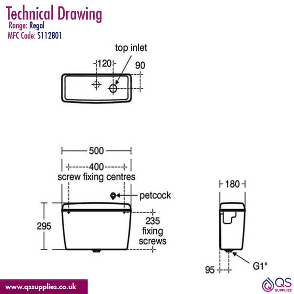 Technical drawing QS-V113524 / S112801