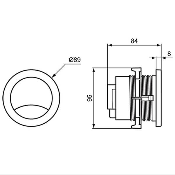 Technical drawing QS-V113525 / S1084AA