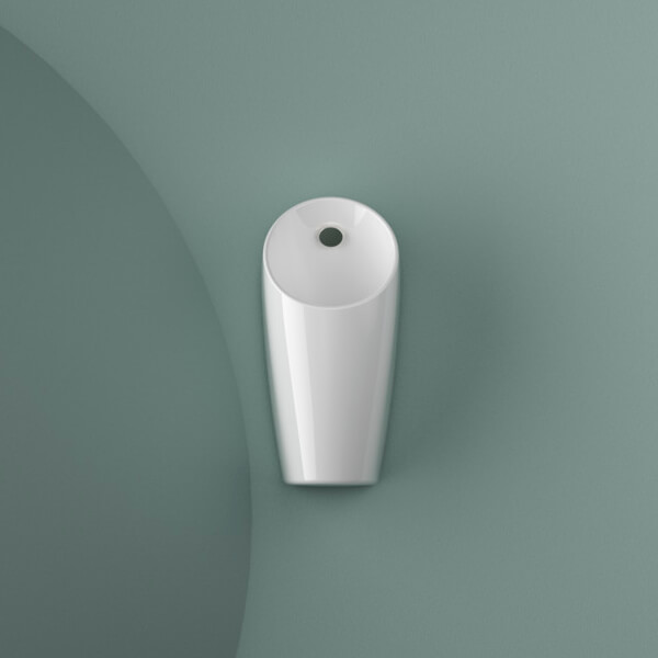 Additional image of Armitage Shanks Sphero Maxi 620mm Back Inlet Rimless Urinal with Closed Shroud