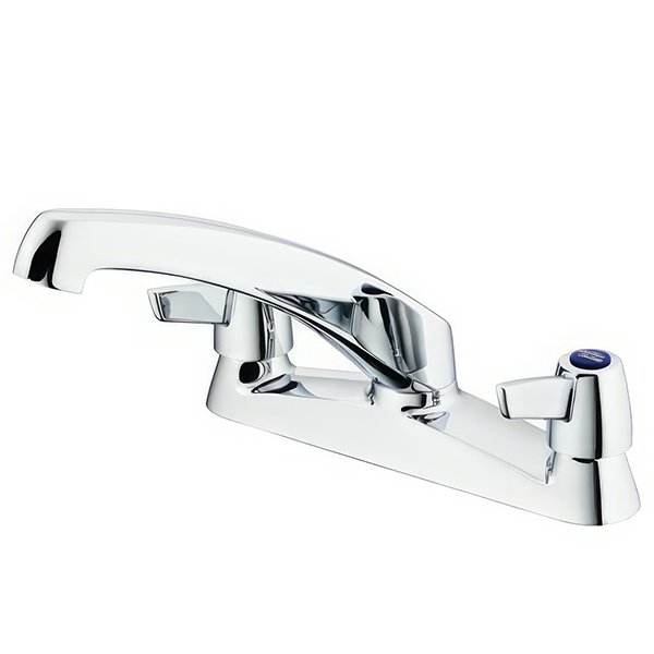 Armitage Shanks Sandringham 21 Dual-Flow Chrome Kitchen Sink Mixer Tap with Swivel Spout