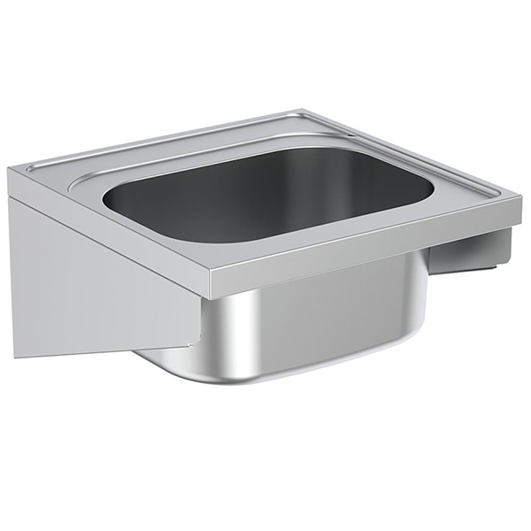 Armitage Shanks Doon 600mm Wide Wall Mounted Stainless Steel Basin