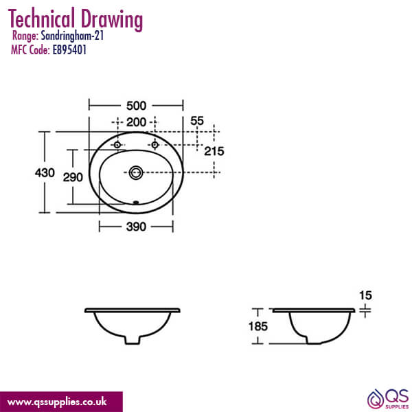Technical drawing QS-V27991 / E895401