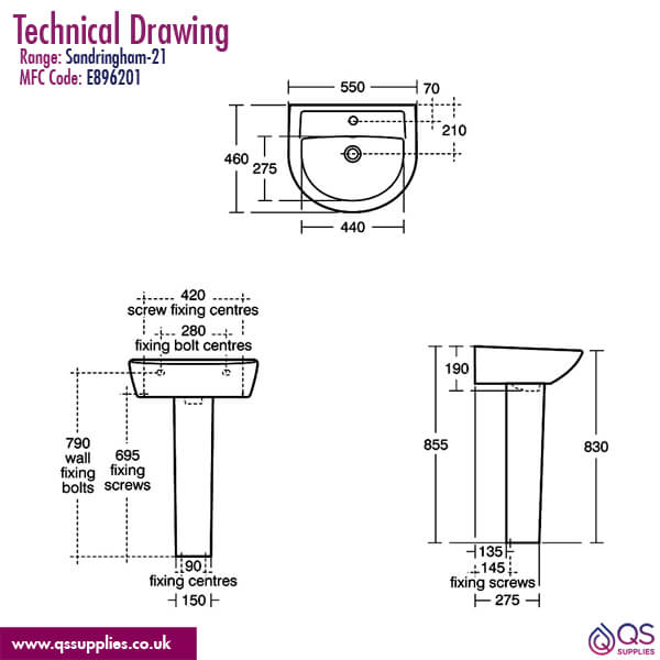 Technical drawing QS-V28888 / E896201