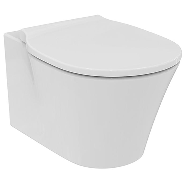Armitage Shanks Edit-L Wall Mounted White WC Pan with Soft-Close Seat