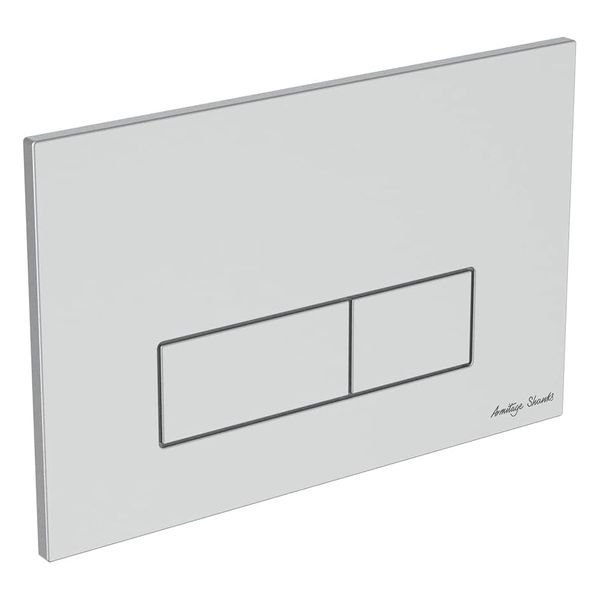 Armitage Shanks Oleas-M2 234 x 154mm Mechanical Dual Flush Plate
