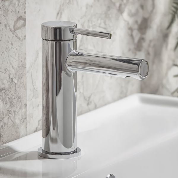Tavistock Anthem Contemporary Basin Mixer Tap with Click Waste - Stick Handle - Deck Mounted