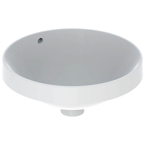 Additional image of Geberit VariForm Round Countertop White Washbasin - 400 x 400mm
