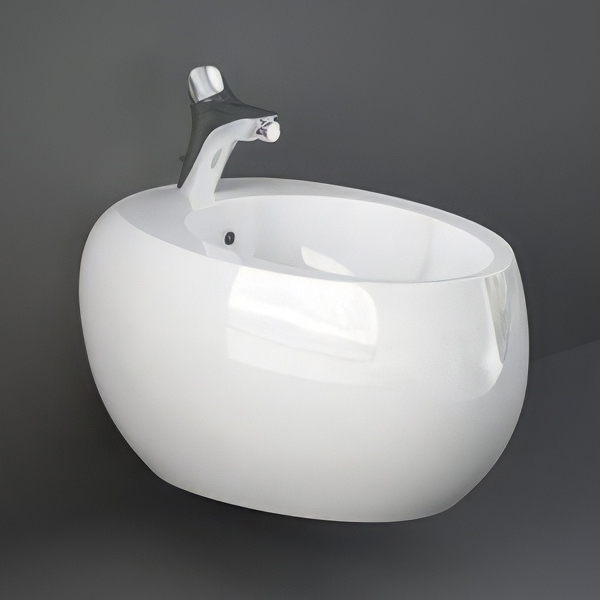 RAK Cloud 400 x 560mm 1 Tap Hole Wall-Hung Bidet