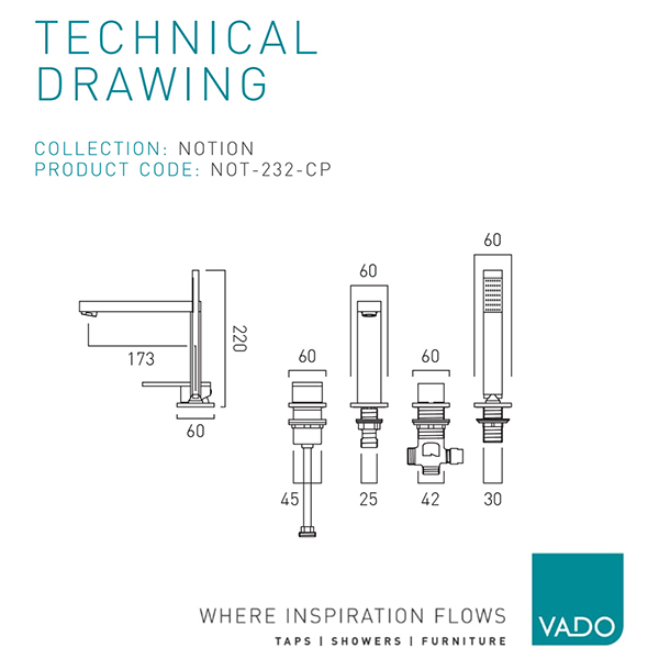 Technical drawing QS-V112818 / NOT-232-CP