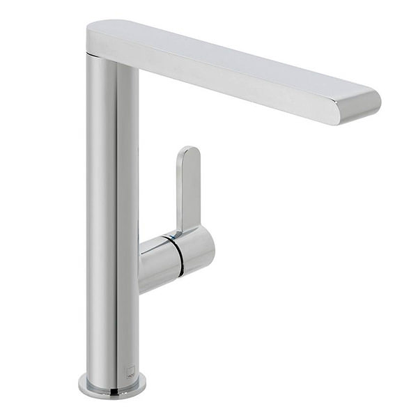 Vado Ion Contemporary Chrome Kitchen Mixer Tap with Swivel Spout - Lever Handle